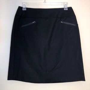 Darijoni NWT Black Zipper Detail Pencil Skirt - 10